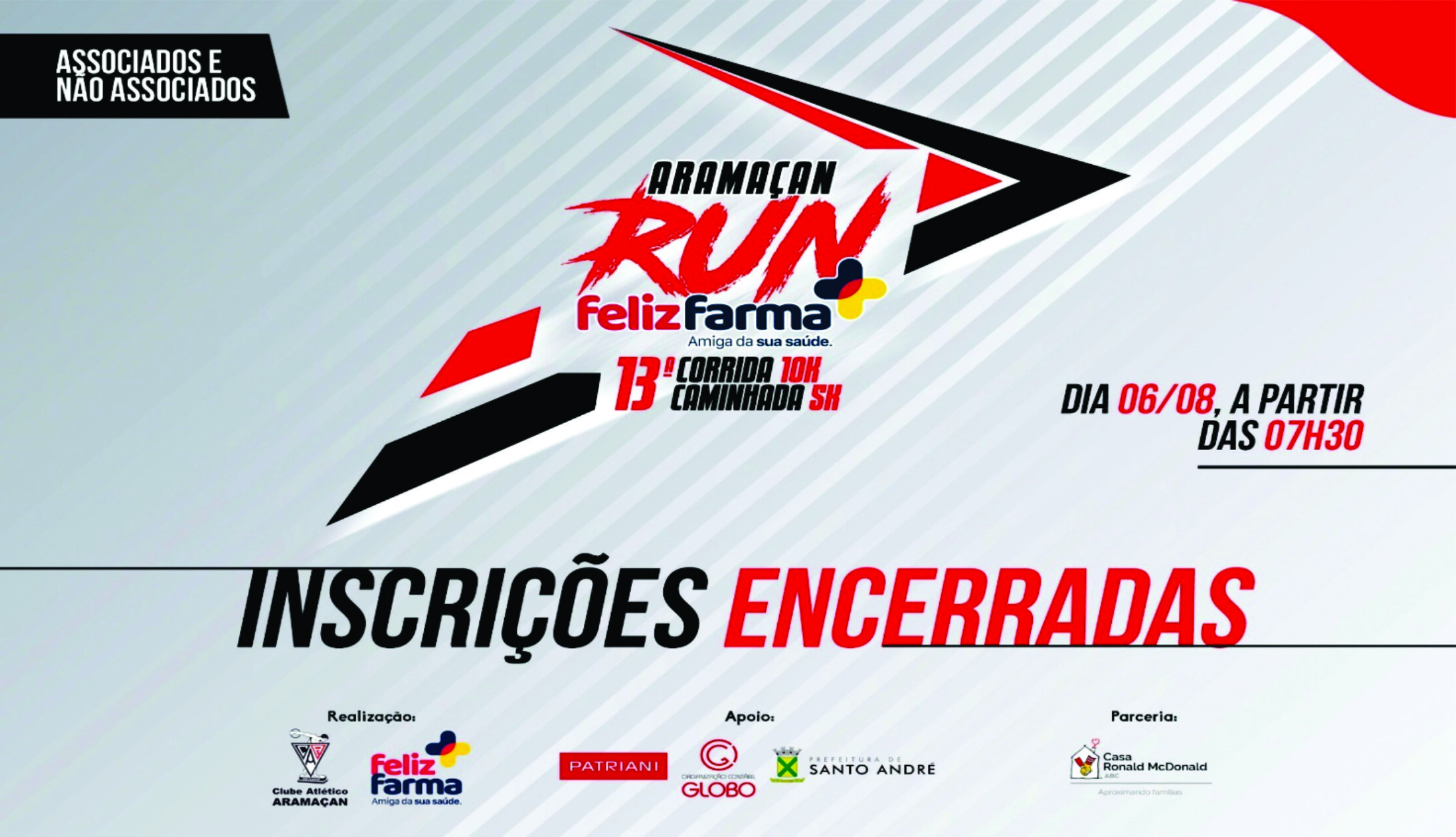 13ª Corrida CLUBE ATLETICO ARAMAÇAN 